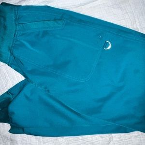 blue scrub pants